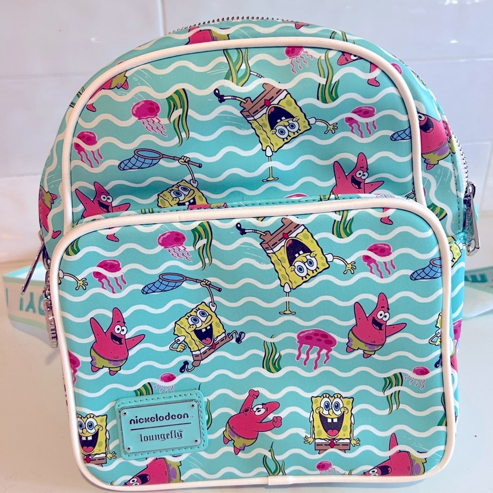 Loungefly SpongeBob SquarePants small backpack